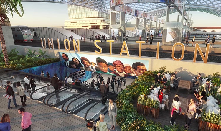 la union station east plaza concept rendering