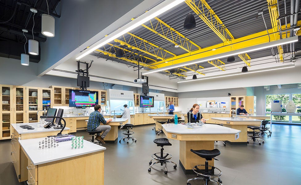Bellevue University Renovated Laboratories