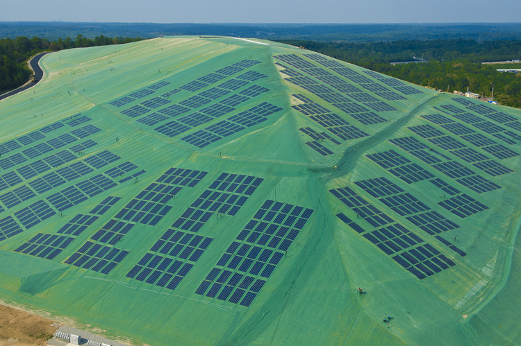 Hickory Ridge Landfill Solar Energy Cover, Atlanta, GA