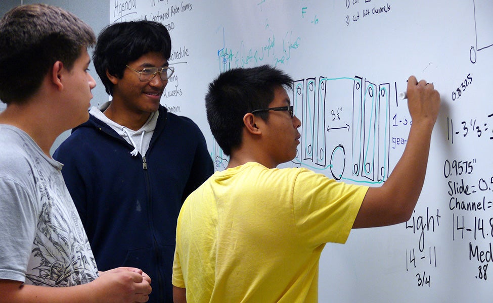 Robotics Team Whiteboard