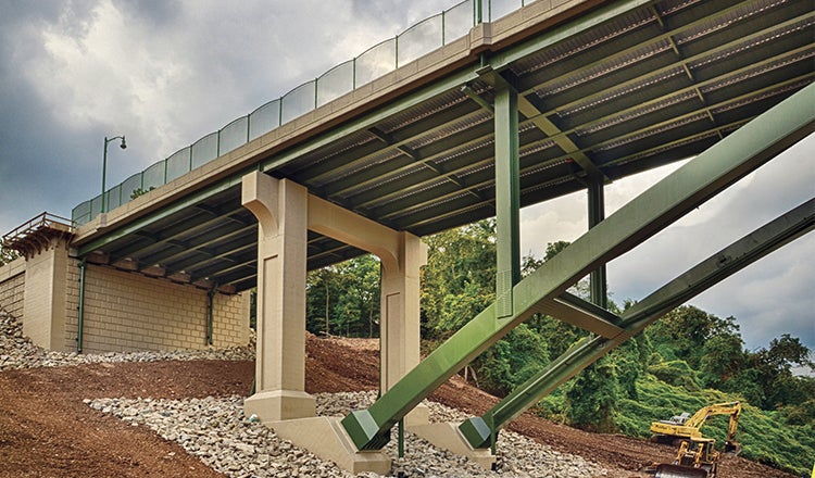 Greenfield Bridge floor system