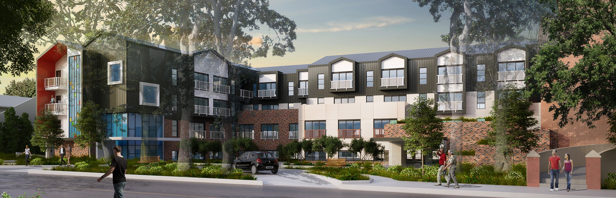 Oak Bay United Church Neighbourhood Housing HDR