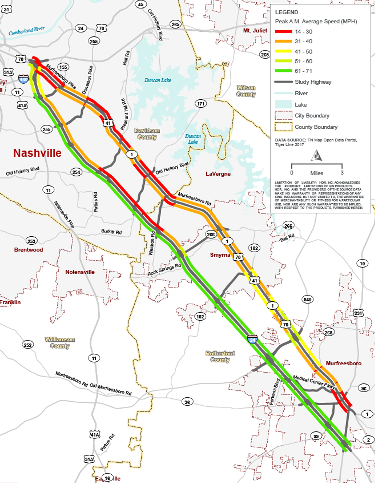 Nashville I-24 corridor