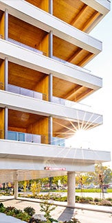 Penticton Lakeside Resort balcony ceiling detail HDR