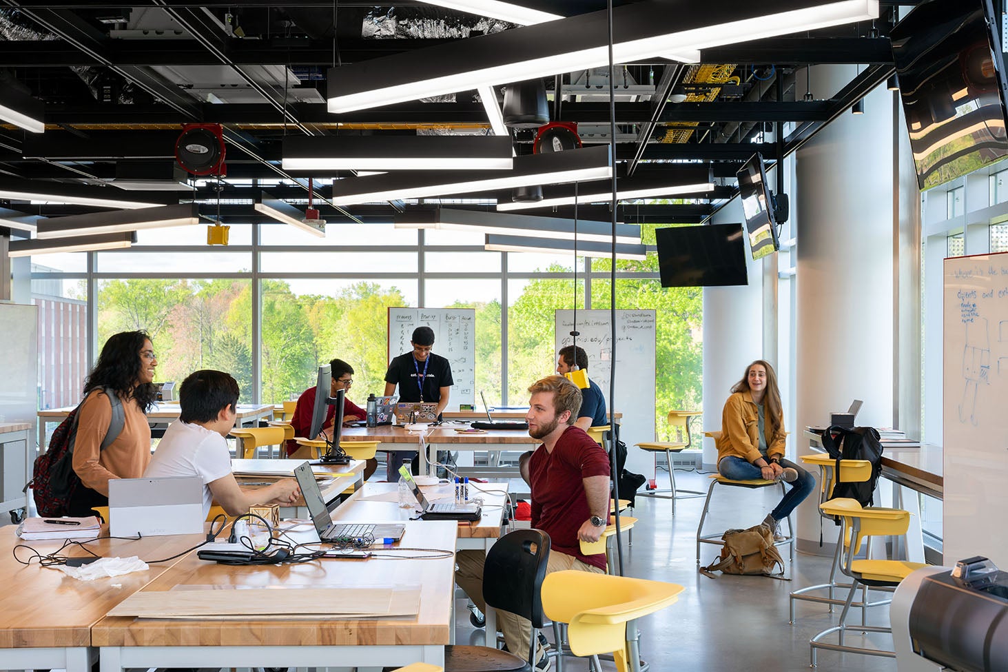 The makerspace at University of Maryland's Brendan Iribe Center