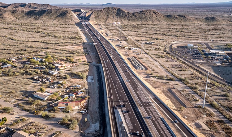 south mountain freeway horizon