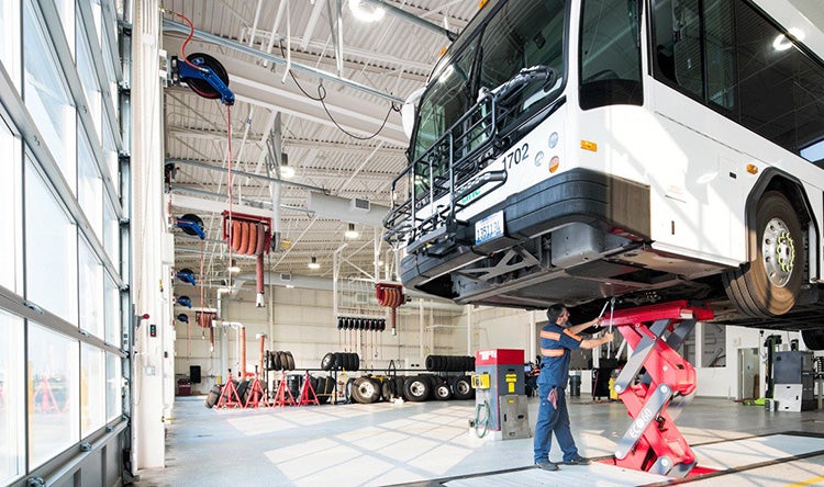 bus facility lift