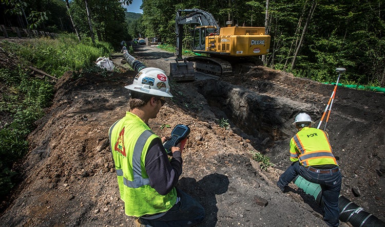 handheld gis on site