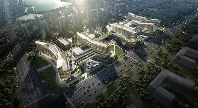 Hebei Zhaohua Hospital Aerial View
