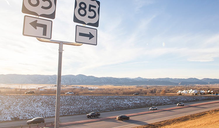 douglas county us85 sign