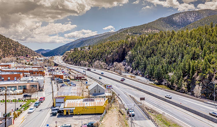 I-70 express lanes Idaho Springs