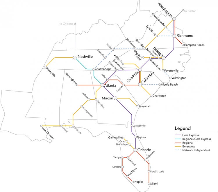 Southeast Regional Network vision