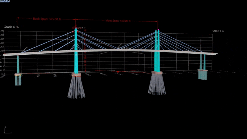 parametric bridge design software example