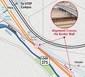 border west expressway border crossing