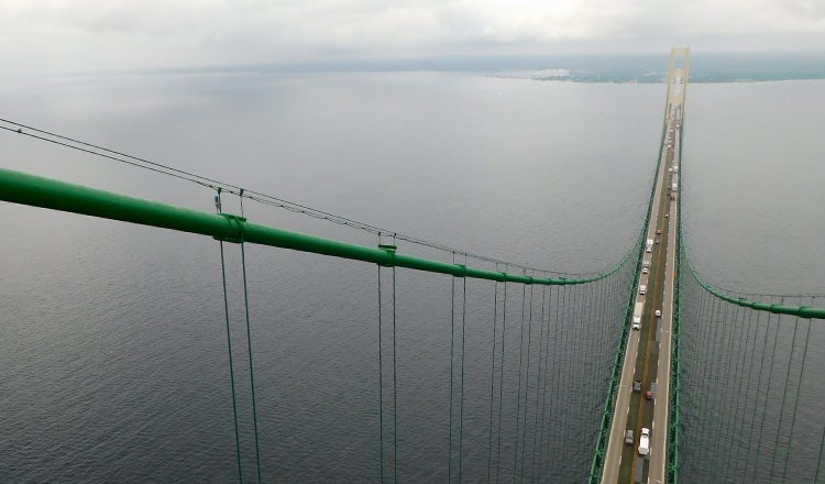 mackinac bridge cables