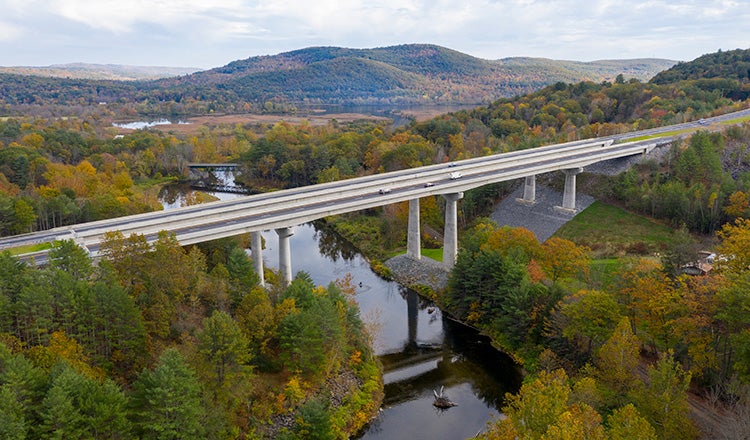 rockingham bridge aerial