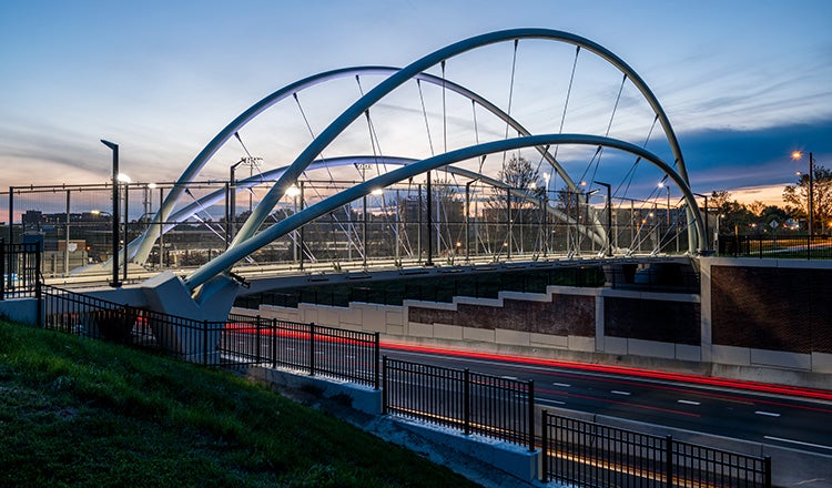 Green Street pedestrian bridge