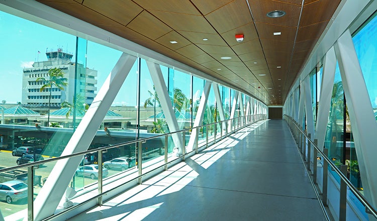 honolulu airport bridge interior