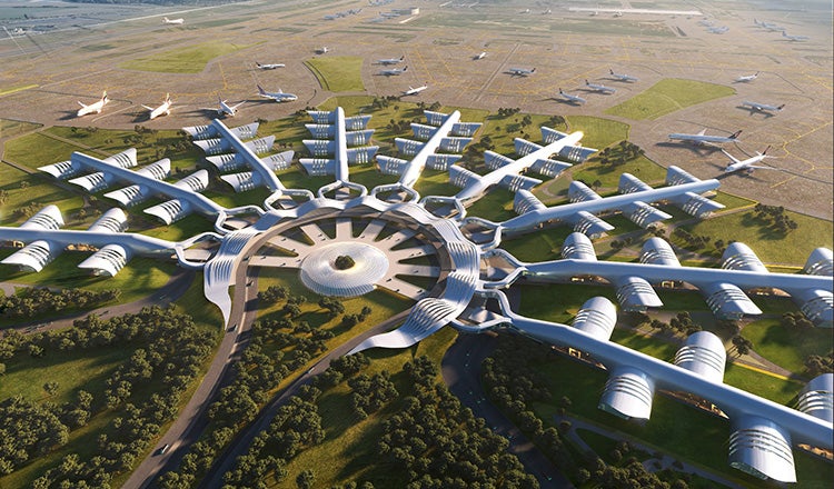 airport future terminal hub concept