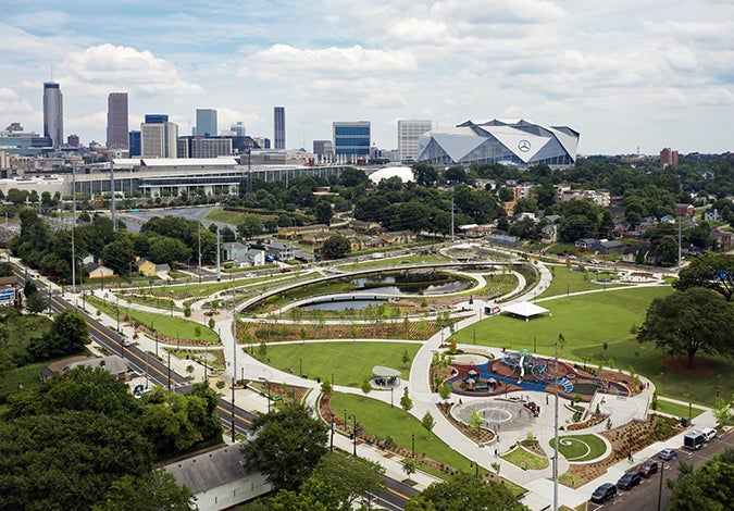 Rodney Cook Sr. Park aerial view