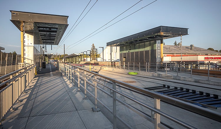 East Link station platform
