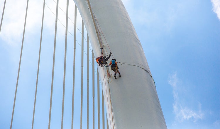 margarent hunt hill bridge rope inspection