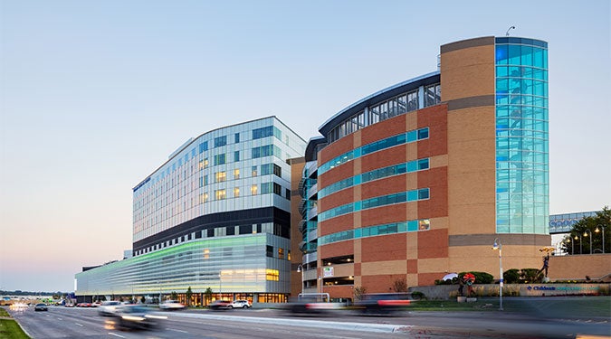 Hubbard Center for Children Omaha New Tower Exterior and Renovation