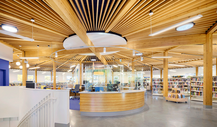 Sooke Library Interior