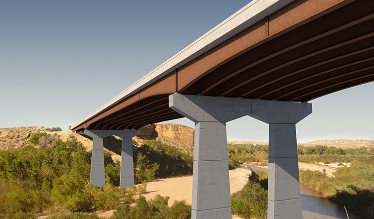 rendering of the Virgin River No. 1 bridge in Arizona