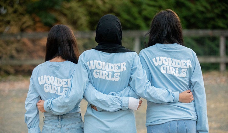 Girls participate in Wonder Girls mentoring program