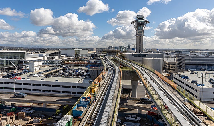 lax automated people mover guideway