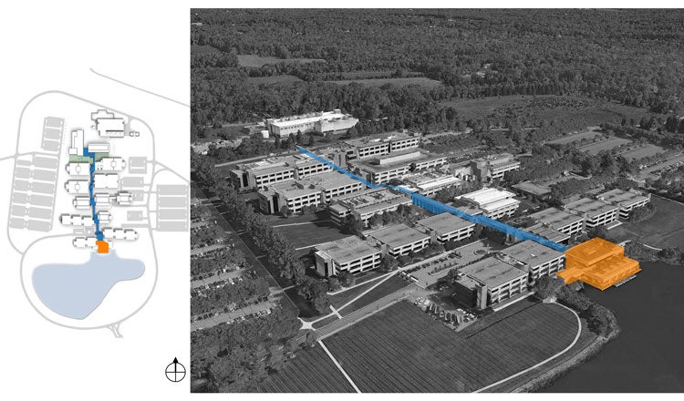 Bristol Myers Squibb Lakeside Commons Site Context Diagram