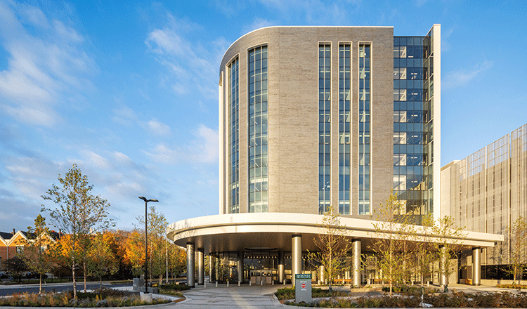 Rush University Medical Center Joan and Paul Rubschlager Building Exterior