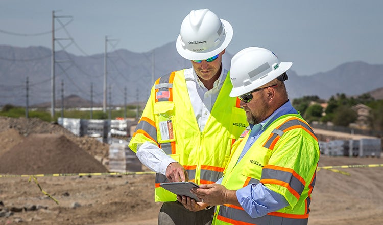 HDR staff on site at South Mountain Freeway