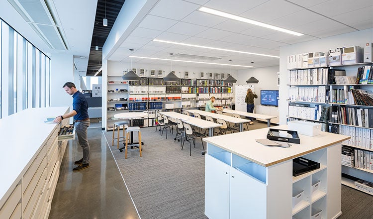 Interior of HDR Headquarters Office in Omaha Nebraska, USA.