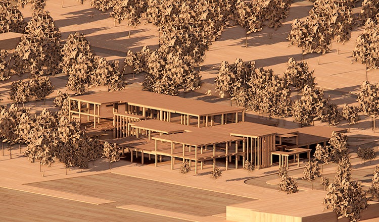 PECMH Mass Timber Rendering