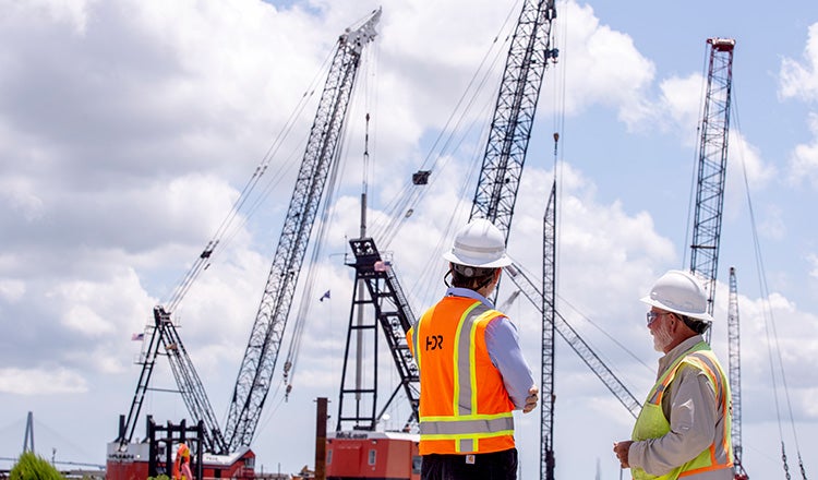 construction management on project site
