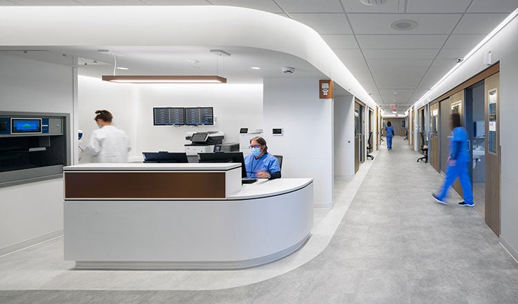 The Pavilion at the Hospital of the University of Pennsylvania Nurse Station