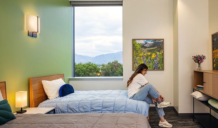 Intermountain Primary Children's Behavioral Health Center in Taylorsville Bedroom