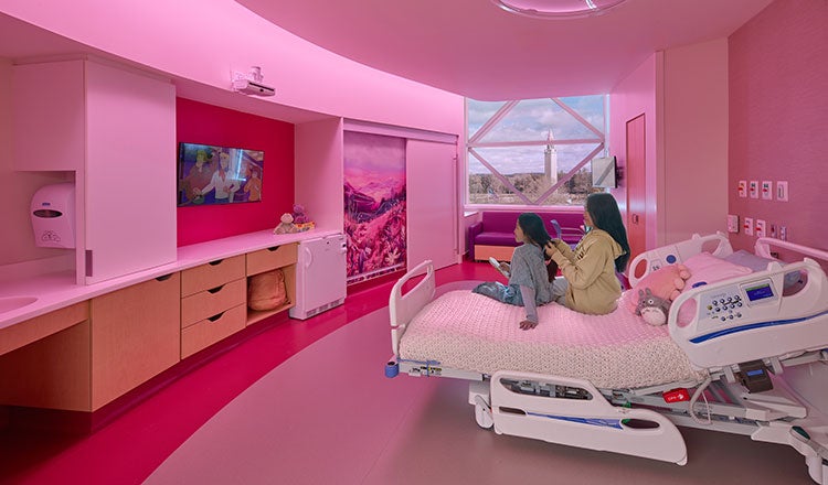 Nemours Children's Hospital Patient Room