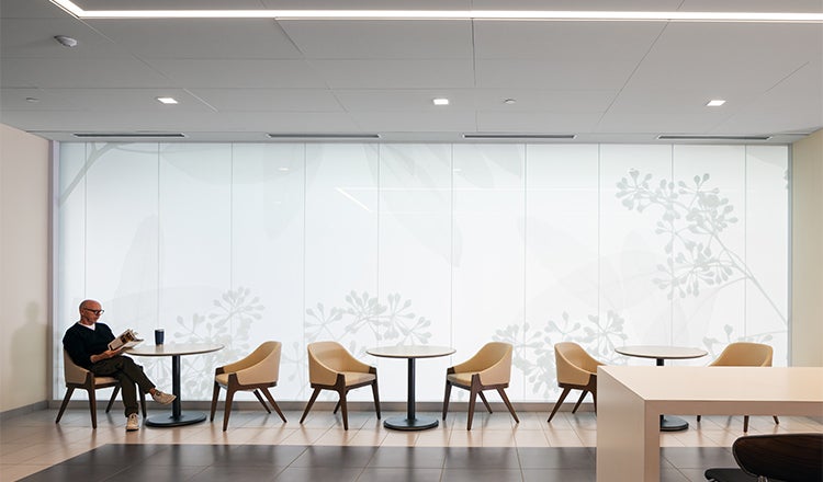 New Valley Hospital Respite Lighting Wall