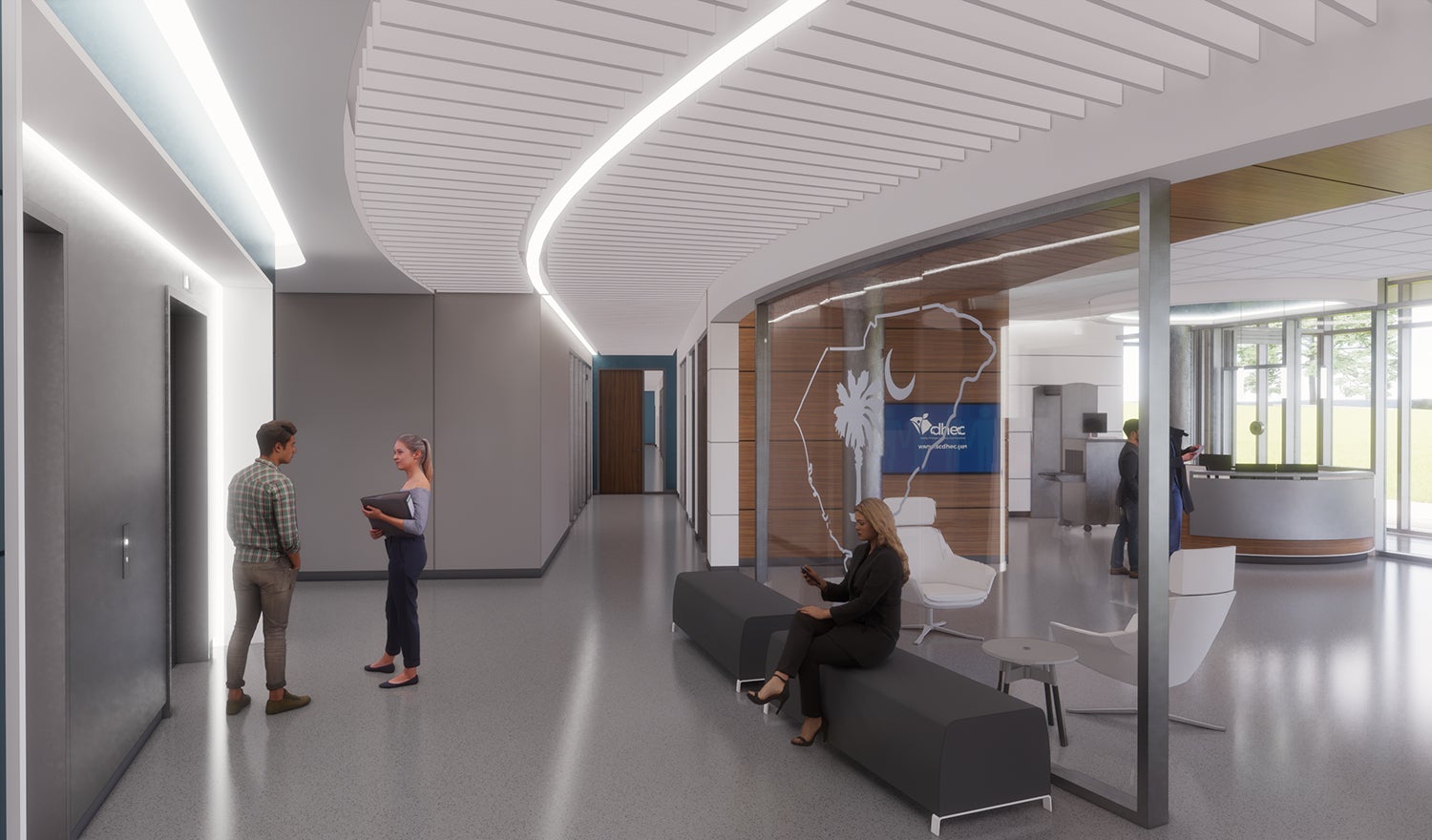 South Carolina Public Health Lab Interior Rendering