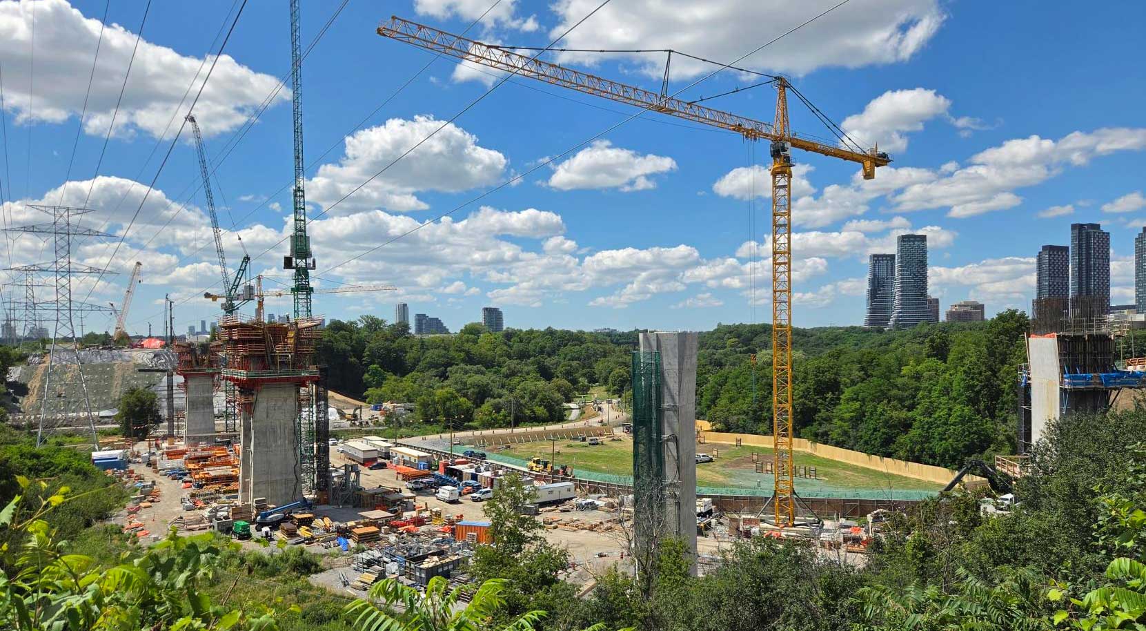 Don Valley Crossing construction site