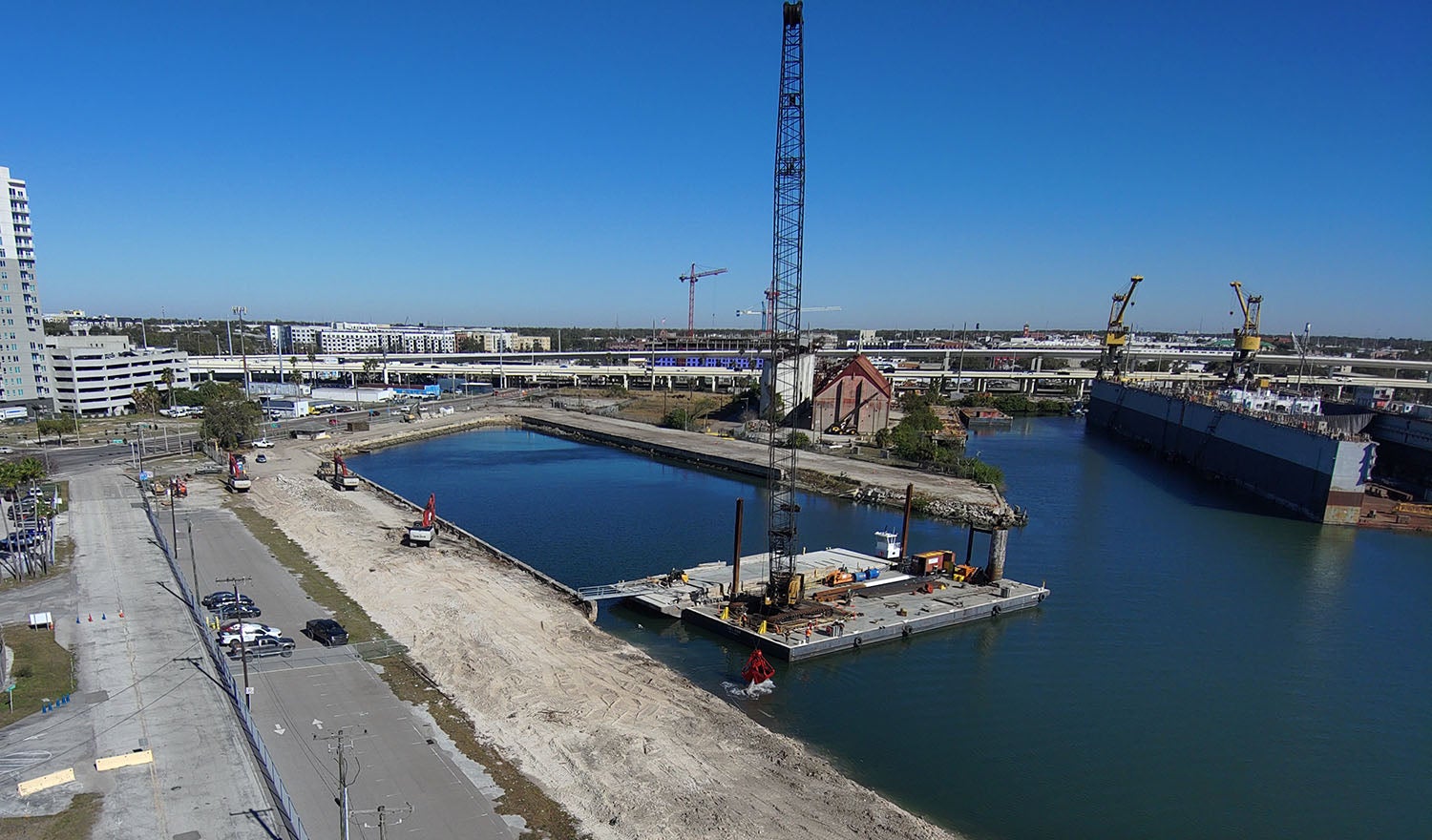 water in cruise terminal port