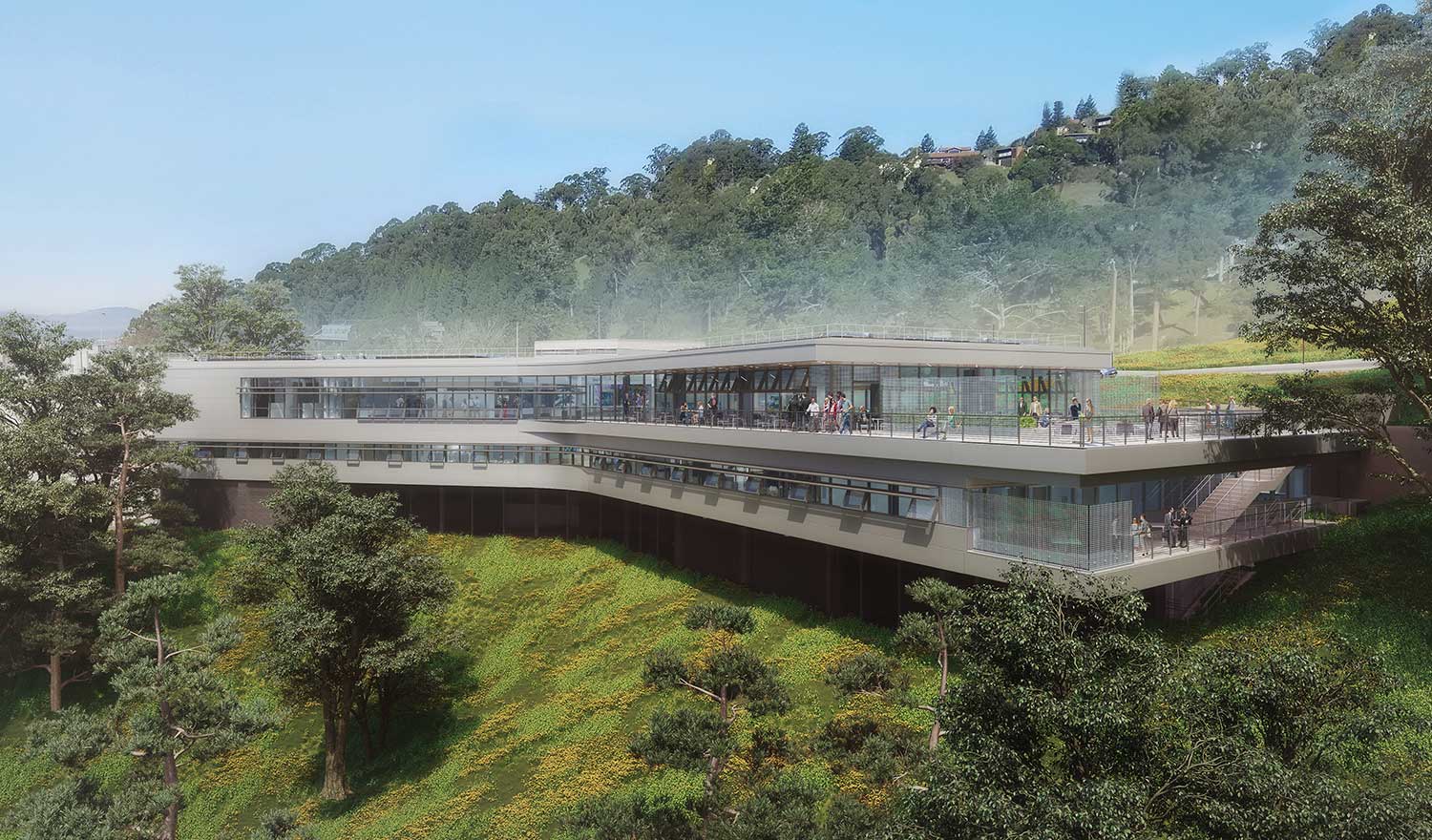 Lawrence Berkeley Welcome Center exterior rendering