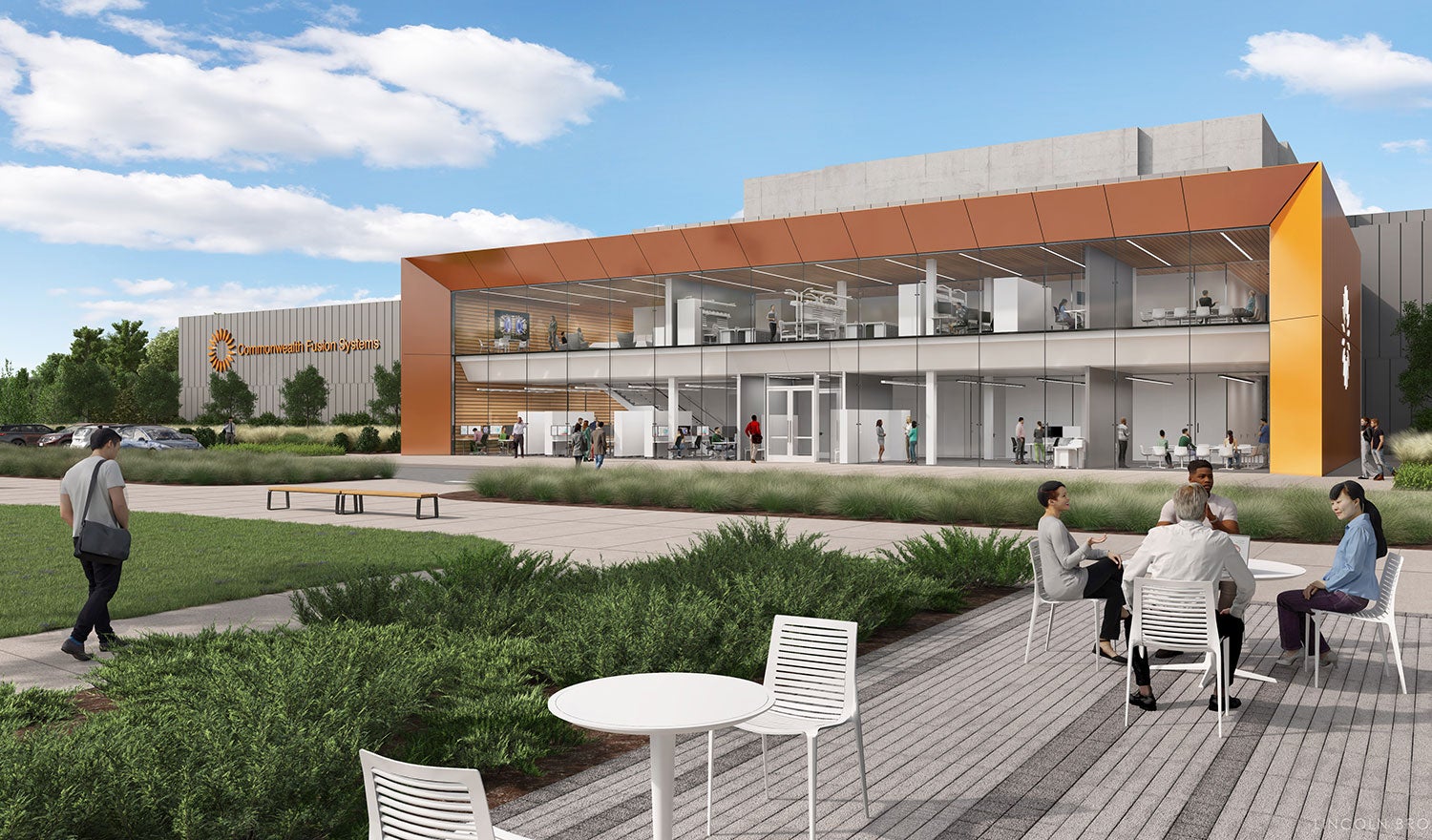 Commonwealth Fusion Systems Corporate Campus rendering exterior