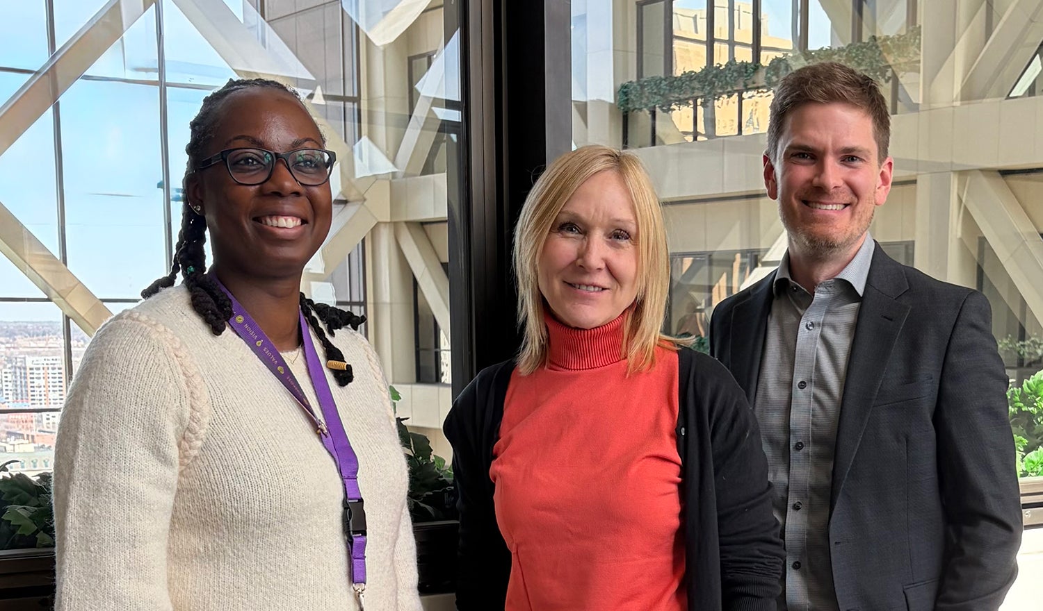 Leah Kaiser and Adesola Oni of Hennepin County Behavioral Health