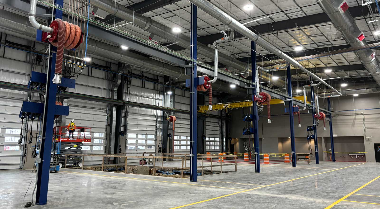 Barbours Cut Terminal maintenance facility interior