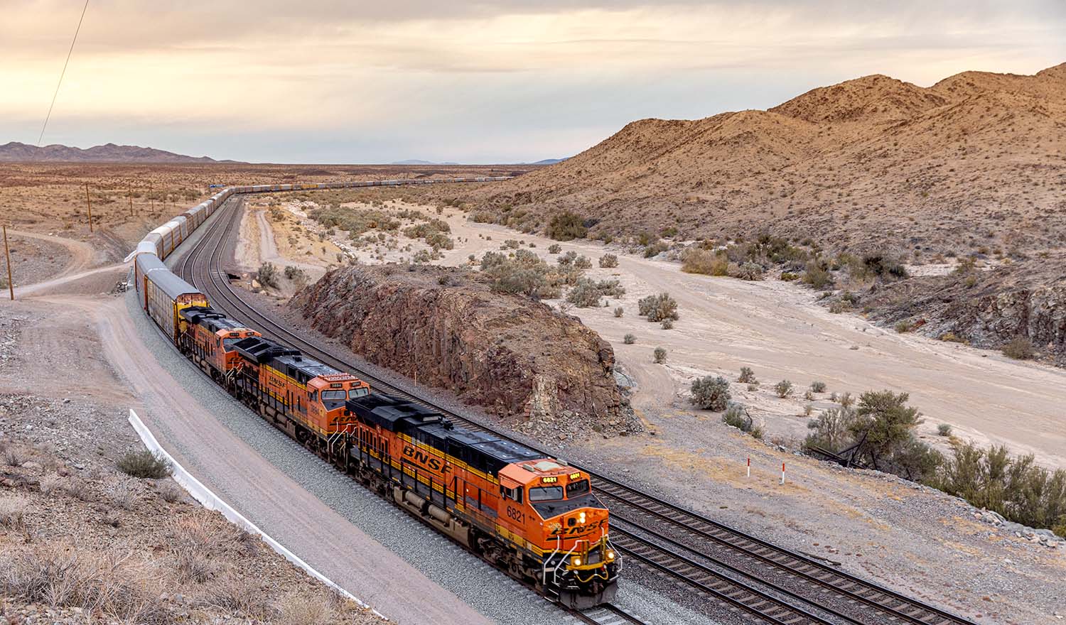 train in the desert